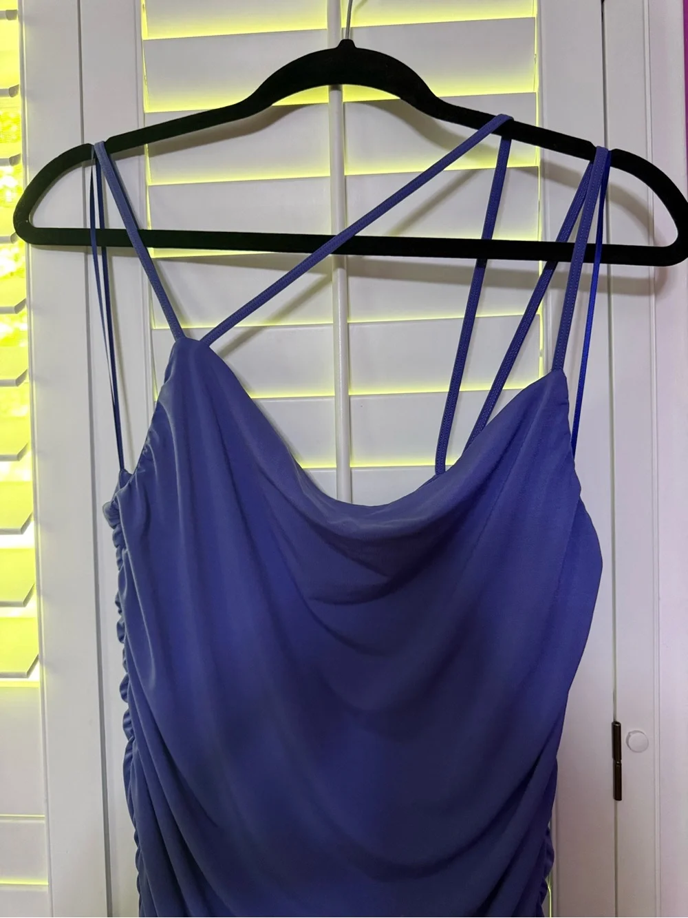 Abercrombie & Fitch Royal Blue Draped Dress